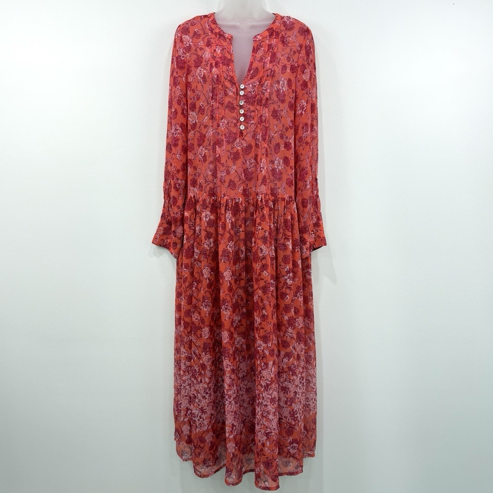 Free People See It Through Dress Womens S Boho Hippie Whimsical Tiered Romantic